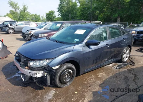 2017 Honda Civic Ex z USA, uszkodzony, nr VIN 2HGFC2F83HH505324